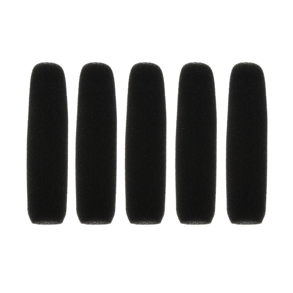 5pcs Microphone Windscreen Foam Sponge Shotgun Cover for Interview Microphone