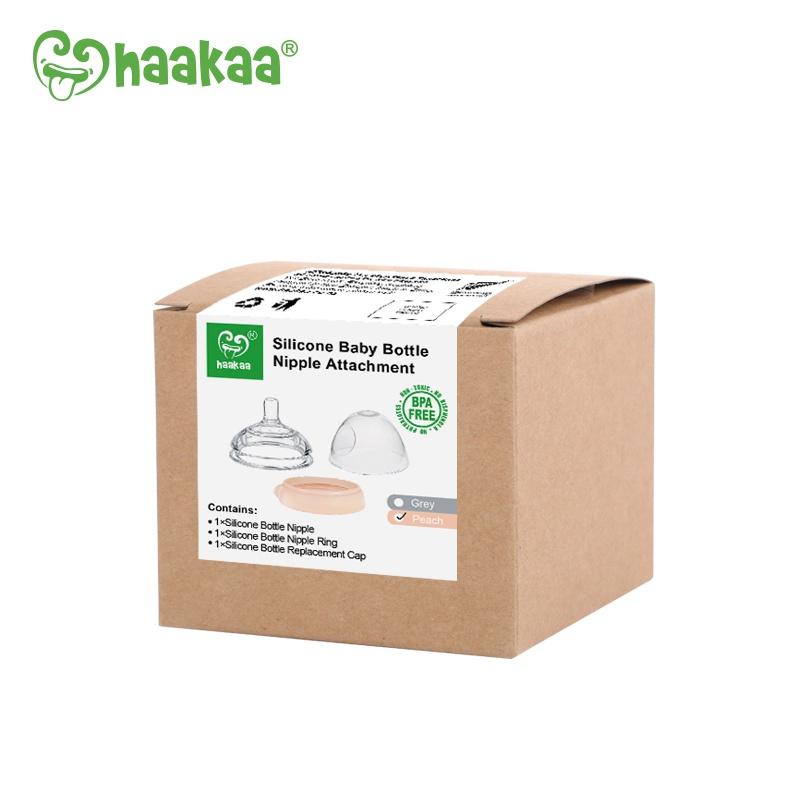 Núm ti cổ rộng cho bình sữa Silicone Haakaa, New Zealand