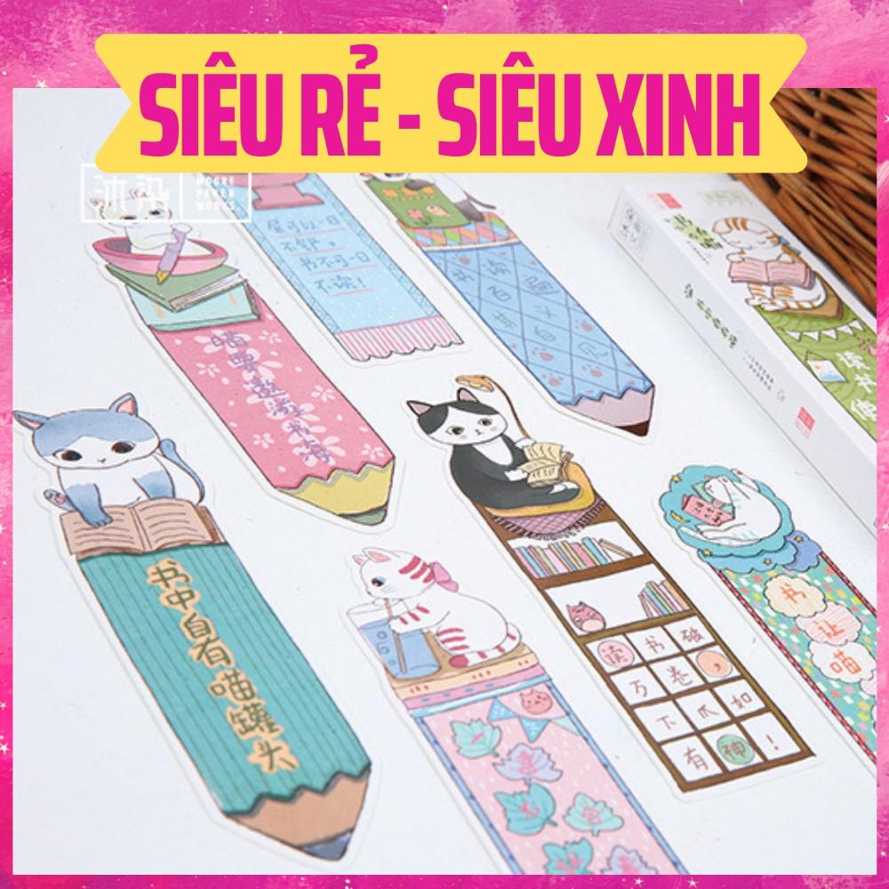 Bookmark kẹp đánh dấu sách mèo  cực xinh