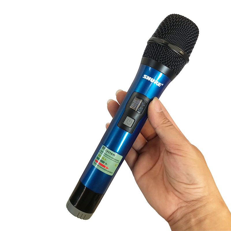 Micro không dây Shure BLXC9 - Mic karaoke gia đình, sân khấu - Độ nhạy cao, bắt sóng xa, chống hú rít - Thiết kế sang trọng, bắt mắt -  Dễ dàng phối ghép với các thiết bị âm thanh khác - Hàng nhập khẩu loại I