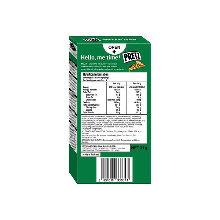 Bánh que nướng giòn vị pizza GLICO Pretz Pizza Flavour 31g