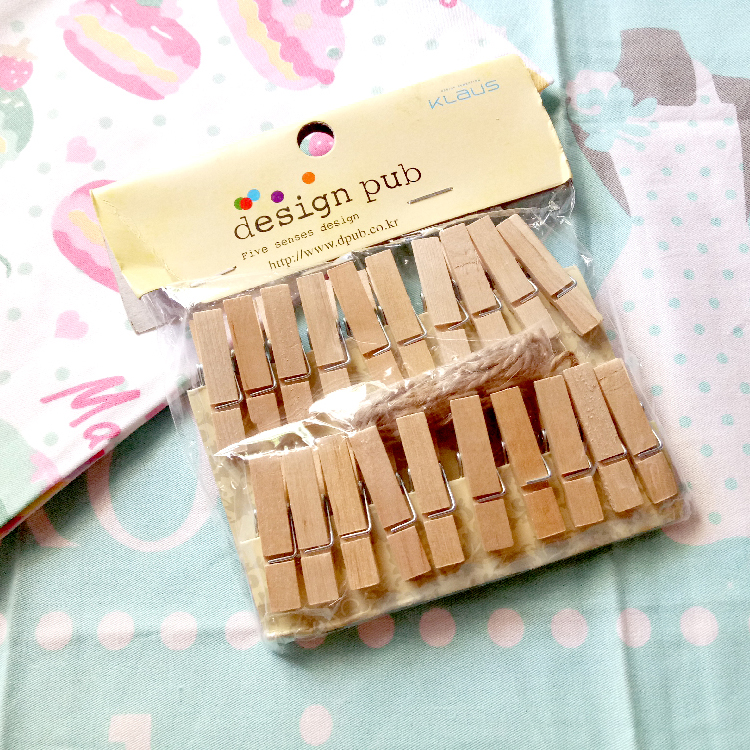Set 20 Cái Kẹp Gỗ Sơn Design Pub