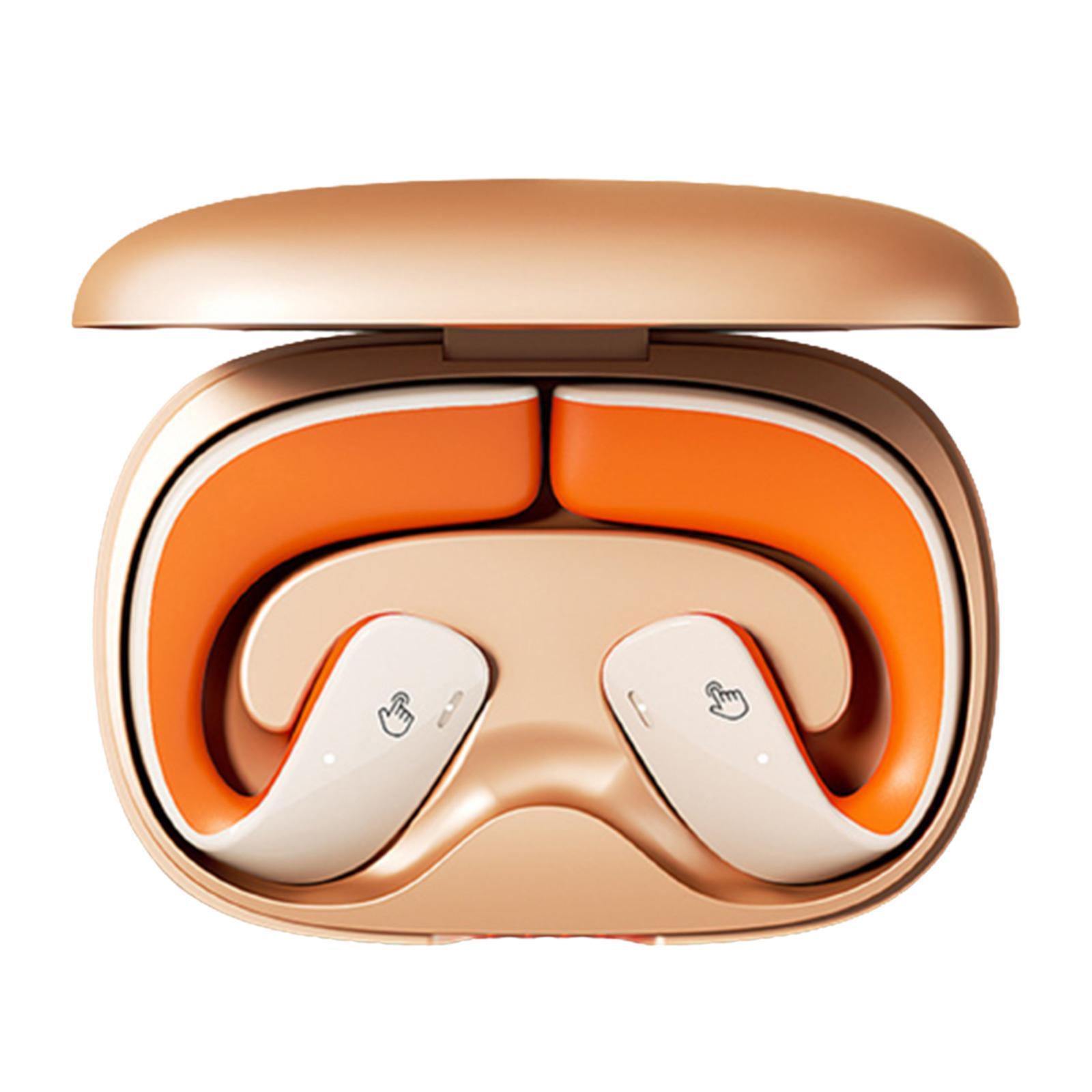 Wireless Clip on Headphones Touch Control V5.3 Earphones for Outdoor Workout