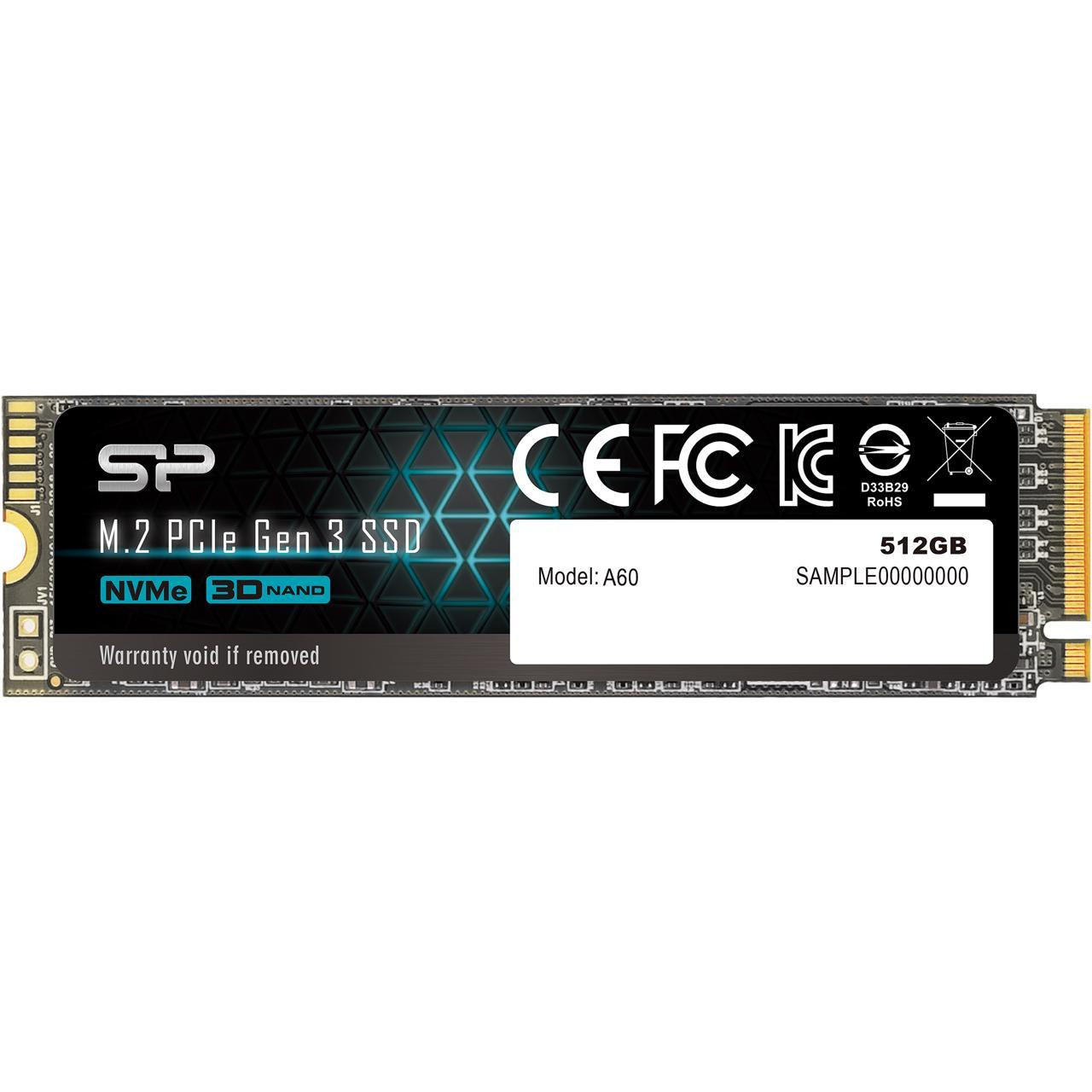 Ổ cứng SSD Silicon Power 512GB PCIe Gen3 x4 P34A60 SP512GBP34A60M28 - Hàng  Chính Hãng