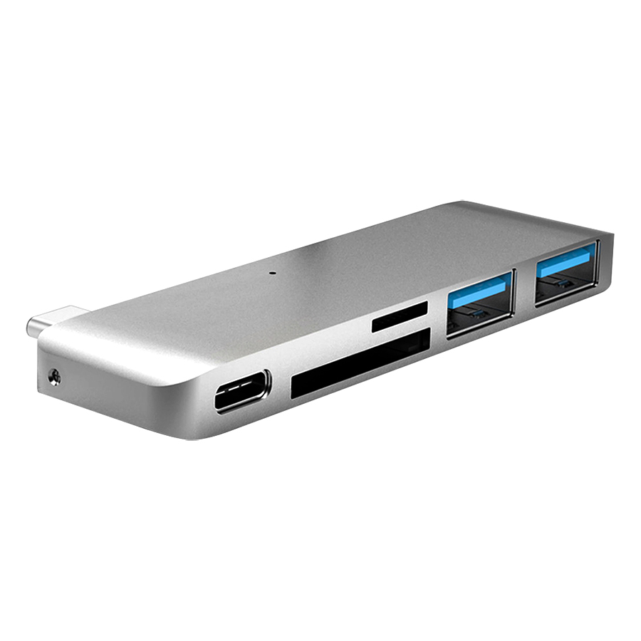 Cổng Chuyển Hyper HyperDrive USB Type-C 5-in-1 Hub Dành Cho Macbook Pro 2016 và Macbook 12" - Hàng Chính Hãng