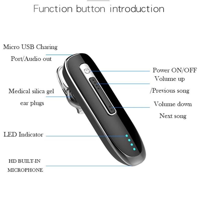 Tai nghe bluetooth 4.1 Pin 32 giờ K2