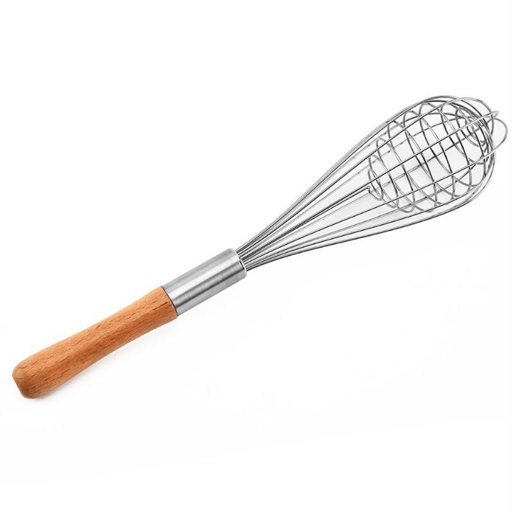 Stainless Steel Whisk Egg Beater Mixer Blender Stirrer