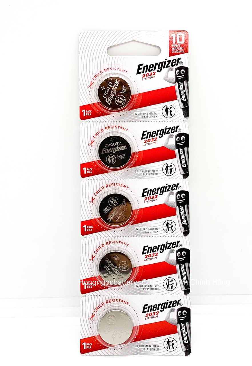Pin CR2032 Energizer 3V vỉ 5 viên