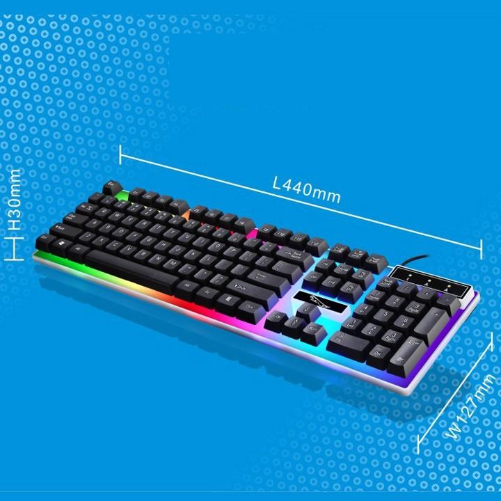 Bàn phím giả cơ chuyên game LIMEIDE G21 Led 7 màu