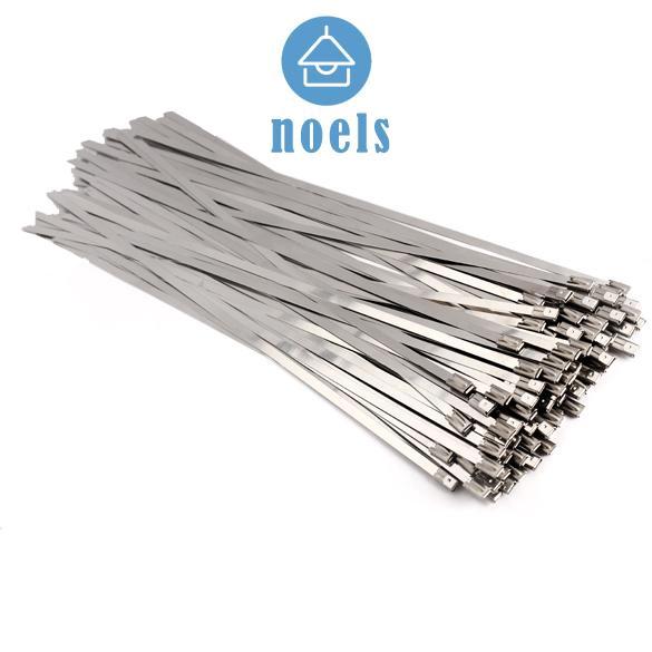 Bộ 100 Dây Rút Bằng Thép Không Gỉ 4.6x300mm