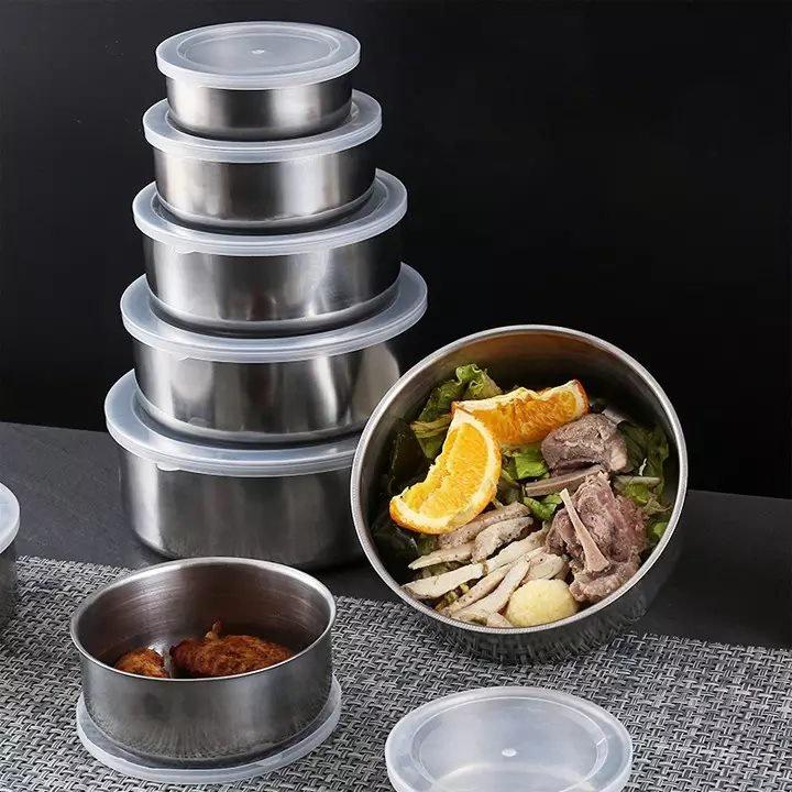 Bộ thố lạnh inox 5 món