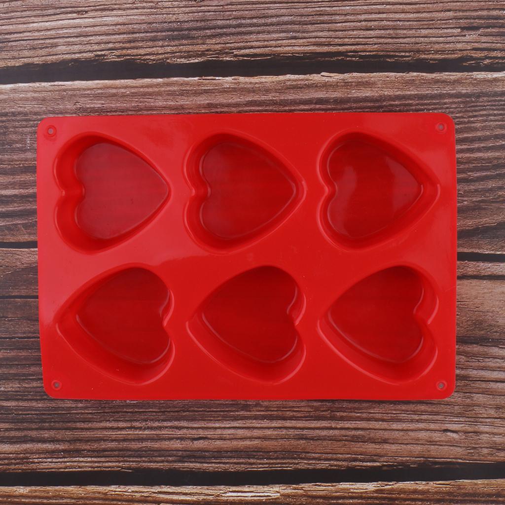 Wedding DIY heart Cake Decors Mold Silicone Moulds Fondant Baking Mould