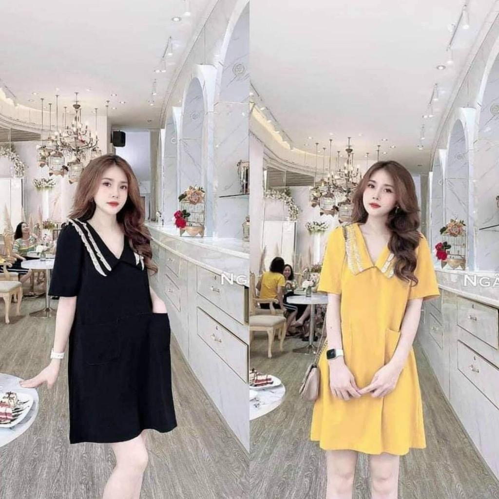 Váy bầu suông xinh dáng dài-Đầm bầu thời trang thiết kế