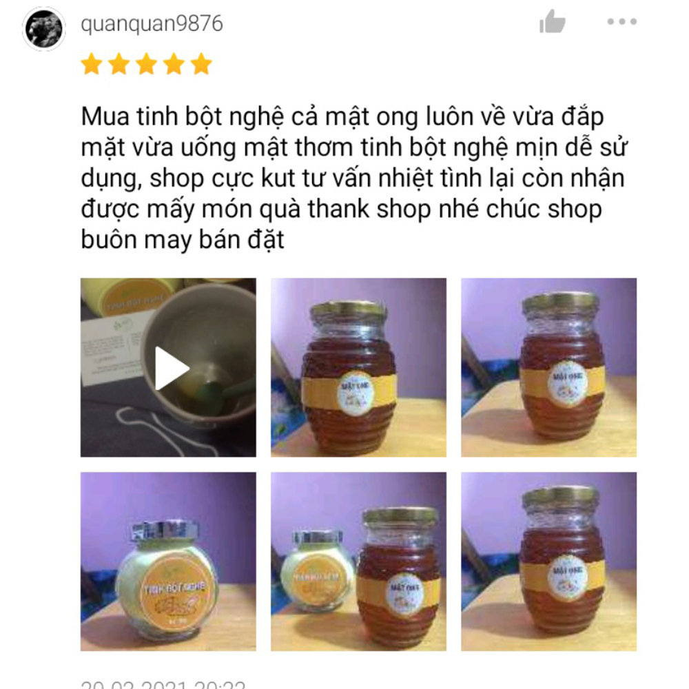 Mật ong rừng nhãn nguyên chất, tự nhiên không pha, không đóng đường, không pha tạp HNT NATURAL PRODUCT MO900G