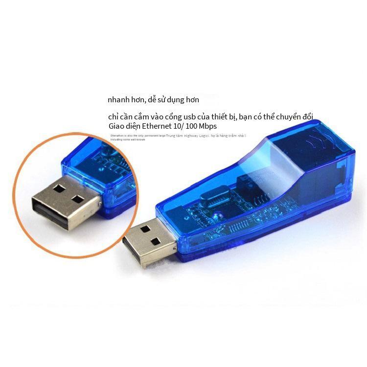 Giao hàng nhanh USB card mạng có dây bên ngoài card mạng bên ngoài notebook Android máy tính bảng cáp mạng chuyển đổi cổng mạng 9700