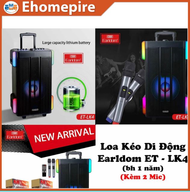 Loa Kéo Di Động Earldom ET-LK4 Hàng Chính Hãng