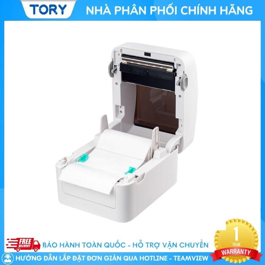 Máy in tem nhãn, mã vạch Xprinter XP-420B cổng USB + LAN. Máy in đơn hàng, in tem, in vận đơn TMĐT khổ 110mm [HÀNG CHÍNH HÃNG]