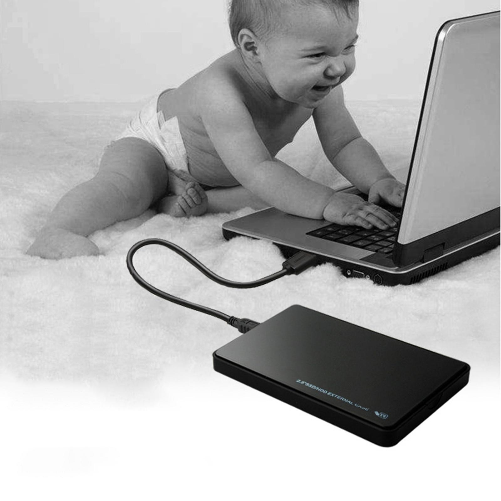 2.5in External HDD Enclosure Storage Case Box for PC Computer Green