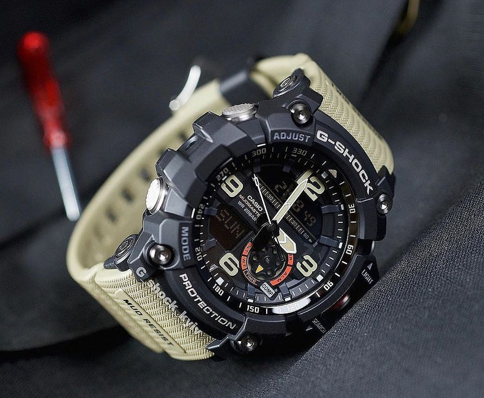 Đồng hồ nam Casio G-Shock GG-1000-1A5DR Mudmaster | GG-1000-1A5 la bàn, đo nhiệt độ