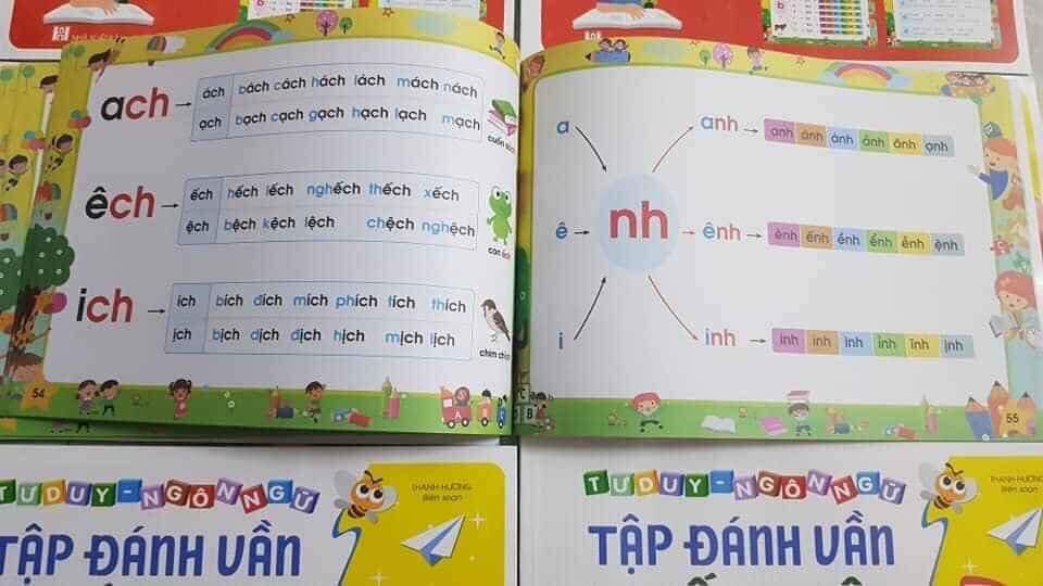 COMBO 40 THẺ HỌC FLASHCARD+VỞ TẬP ĐÁNH VẦN TIẾNG VIỆT