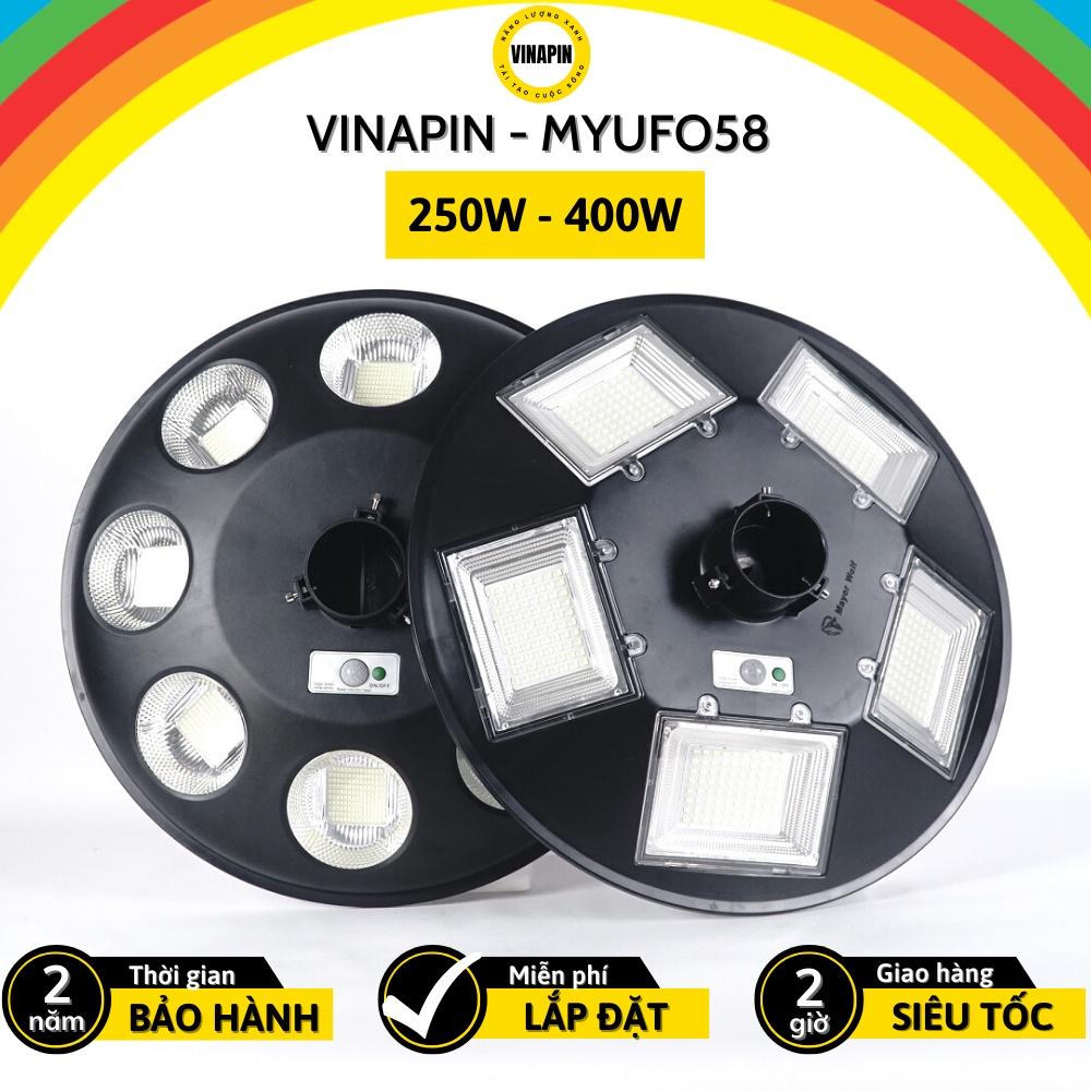 Đèn năng lượng mặt trời đĩa bay VINAPIN-MYUFO58 đa khoang siêu sáng sân vườn - Nhiều công suất + chống nước siêu bền