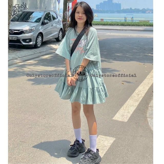 Babydoll xanh siêu xinh