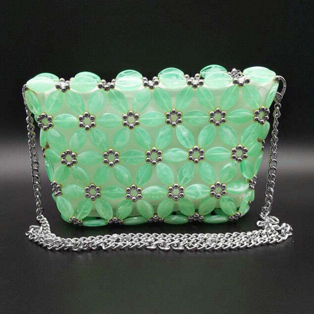 DIY Art& Crafts Acrylic Beaded Bag Kits Crossbody Bag Making Supplies Tools