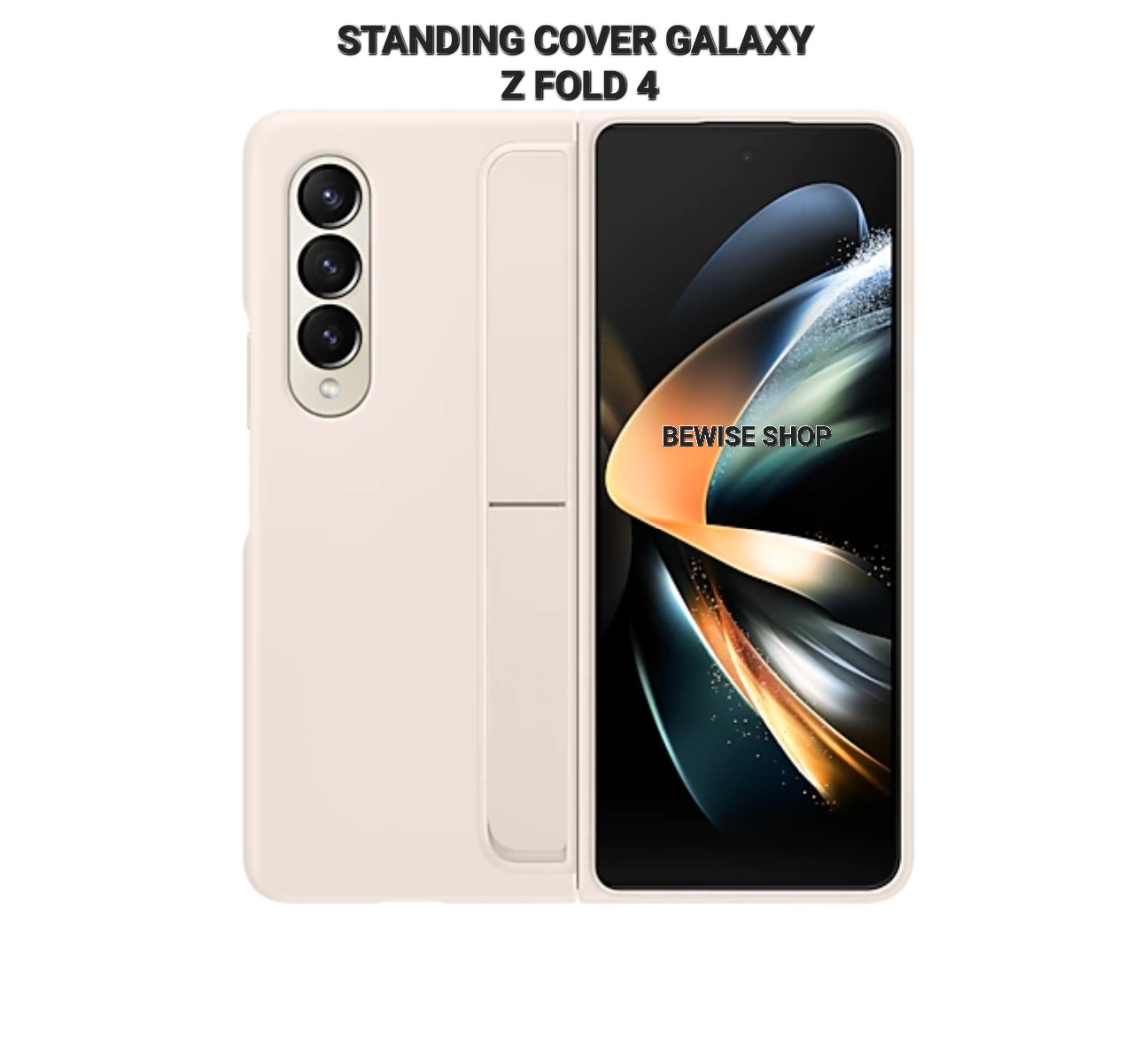 Ốp Lưng Standing Cover Dành Cho Samsung Galaxy Z Fold 4 - Kèm Chân Đứng + Khay Đựng Bút Spen - New Nobox Hoặc Có Box