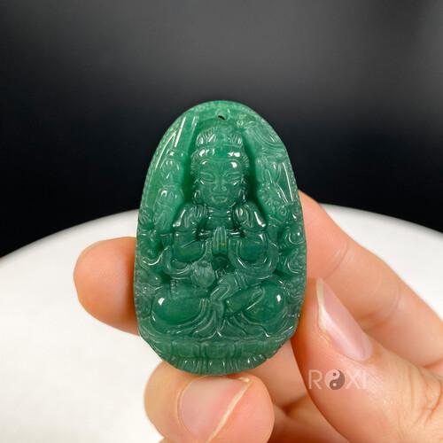 Mặt dây chuyền Phật Thiên thủ thiên nhãn Ngọc Đông Linh - TTTA02