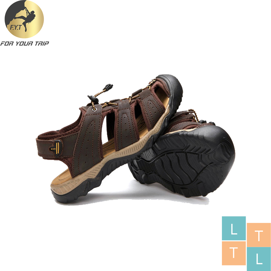 HOT GIÀY SANDAL DA BÒ SIÊU BỀN THIẾT KẾ MỚI NHẤT VỪA RA AB09