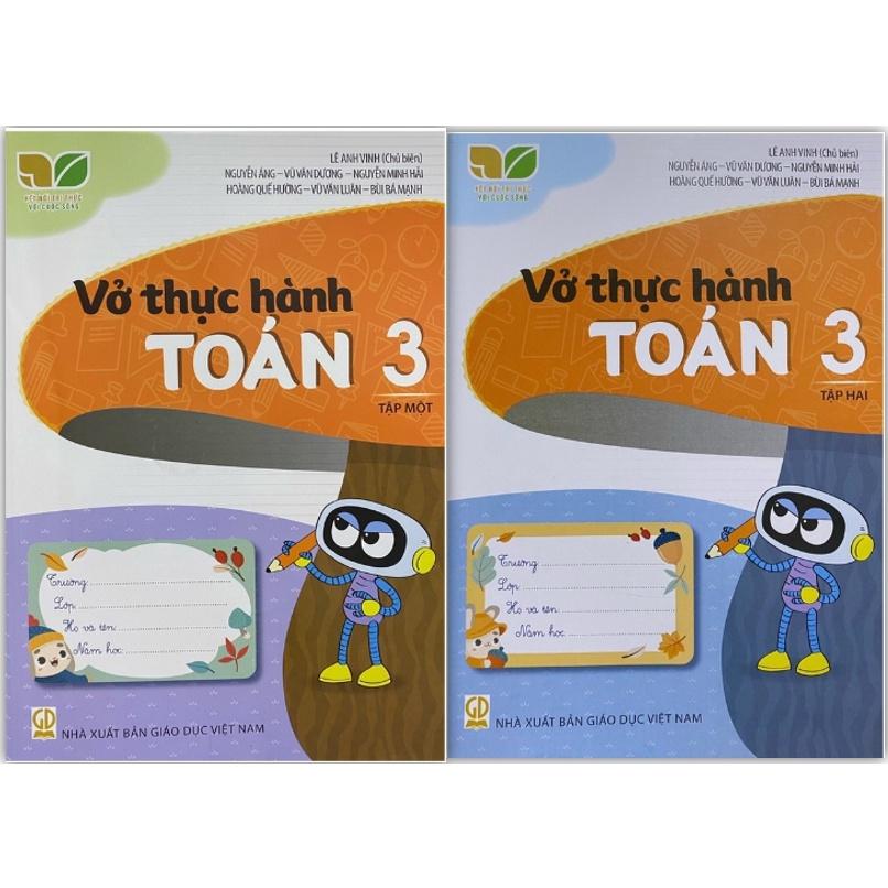 Sách - Combo Vở thực hành Toán 3 tập 1 + 2