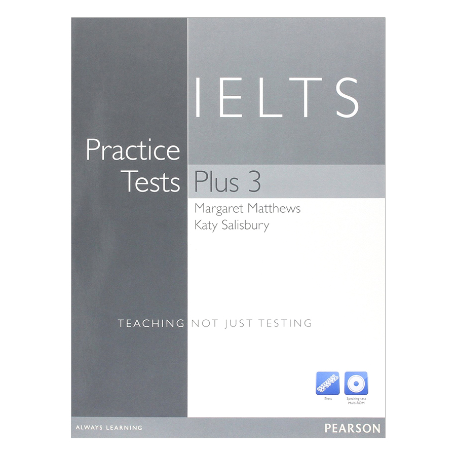 IELTS Practice Tests Plus 3 Without Answer Key: Book with Multi-ROM