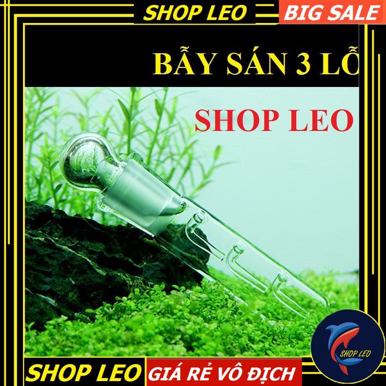 BẪY SÁN THUỶ TINH 1/2/3 LỖ - DỤNG CỤ BẮT SÁN BỂ THUỶ SINH - Phụ kiện cá cảnh - shopleo