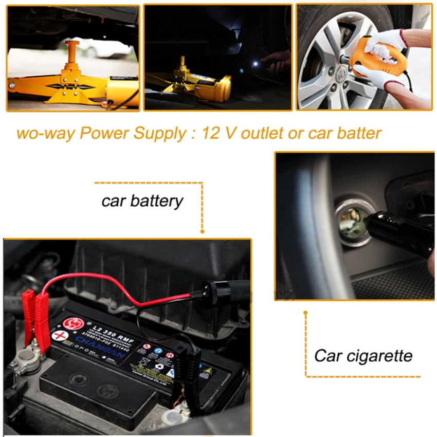 Bộ nâng kích gầm điện ô tô TY-EJ02, 2 tấn, 12V
