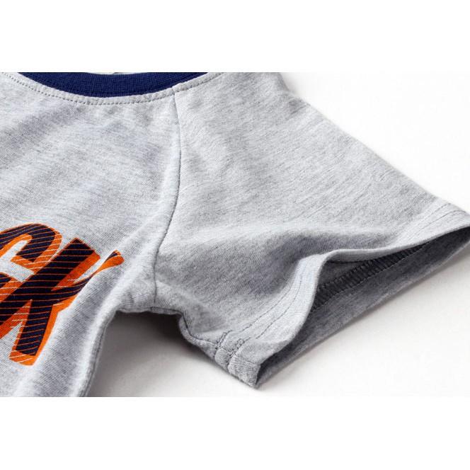 Áo Thun Bé Trai In Khủng Long và Tai Nghe Chất Cotton 100% Mềm Mịn