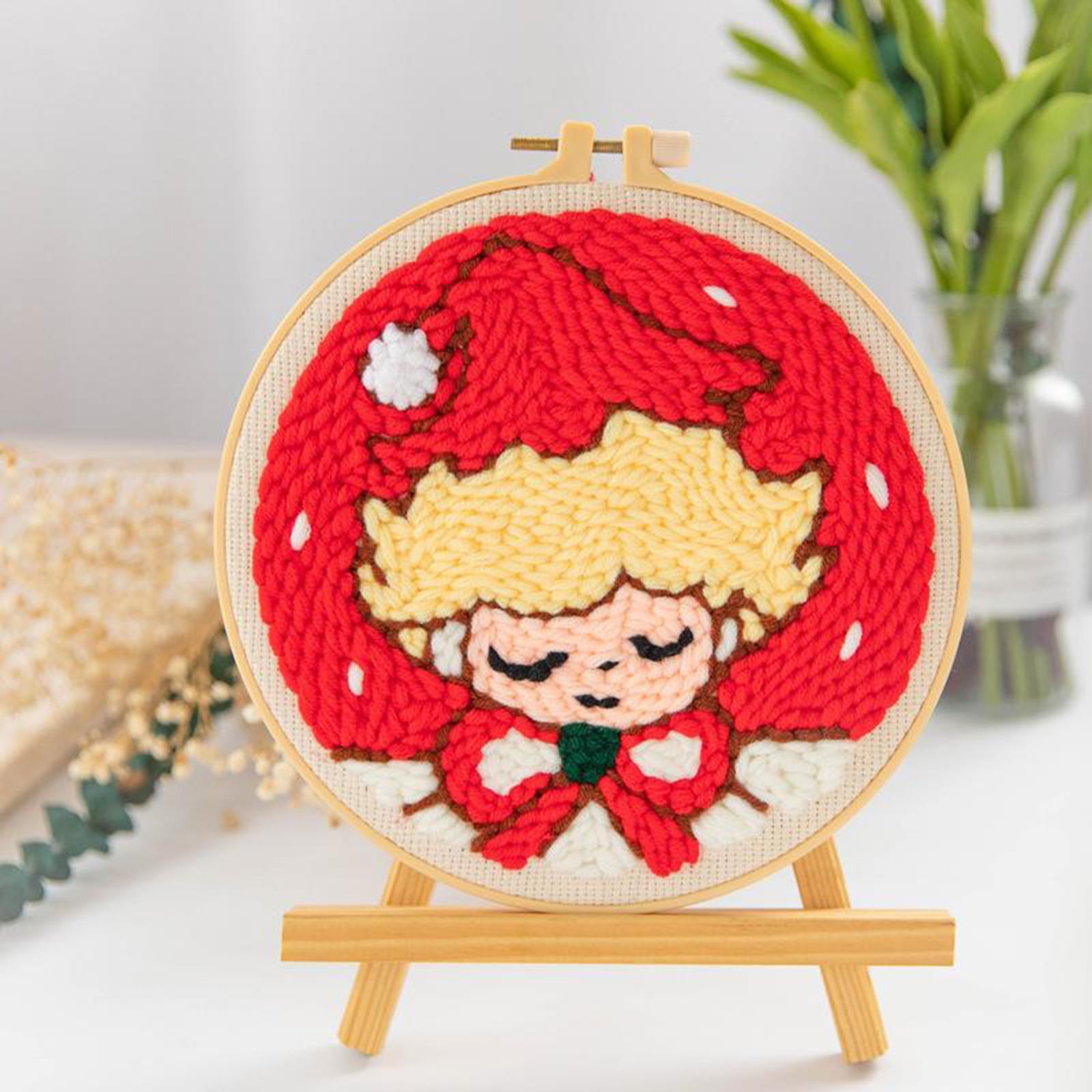 2 Set Embroidery Needle Kit Set Craft Tool Thread Punch Knitting Tools