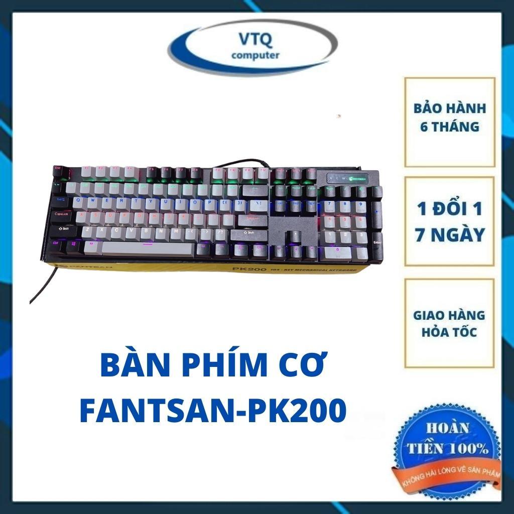 Bàn Phím Cơ Led đổi màu Pantsan Pk200 Gaming cao cấp -Nhiều chế độ led - cảm giác chơi game cực đã BH 12th