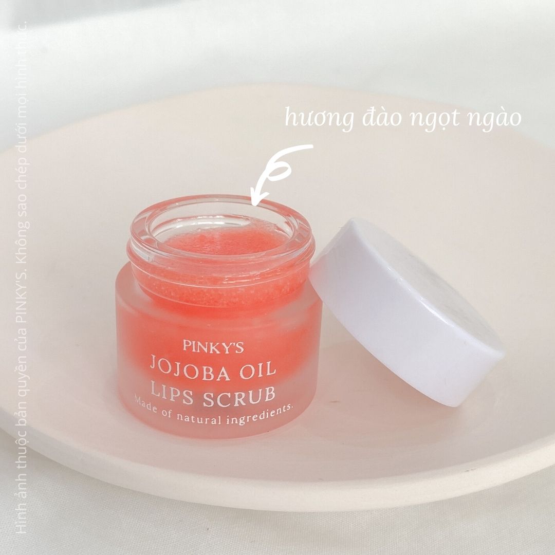 Tẩy tế bào chết môi PINKY'S - Jojoba Oil Lips Scrub