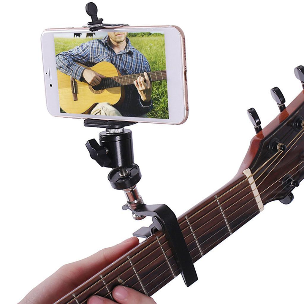 Guitar Phone Mount Headstock Neck Clamp Instrument Parts Guitar  for Gift