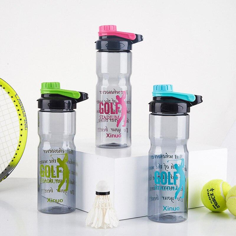 800ML/1000ML Creative New Sports Water Bottle Student Plastic Cup Gift Transparent Explosion-proof Large Capacity Outdoor