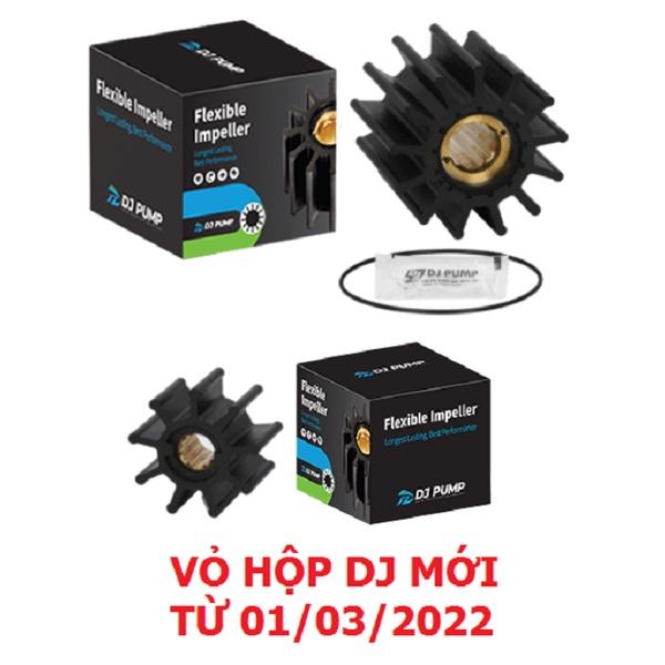 Cánh bơm Hàn Quốc DJ-08-40-0801 làm mát động cơ Yanmar 3L15,3Z15,3S15. Hiệu DJ Hàn Quốc
