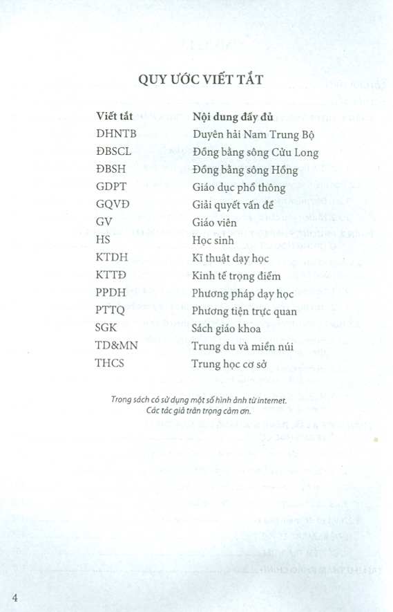 Dạy Học Phát Triển Năng Lực Môn Địa Lí Trung Học Cơ Sở