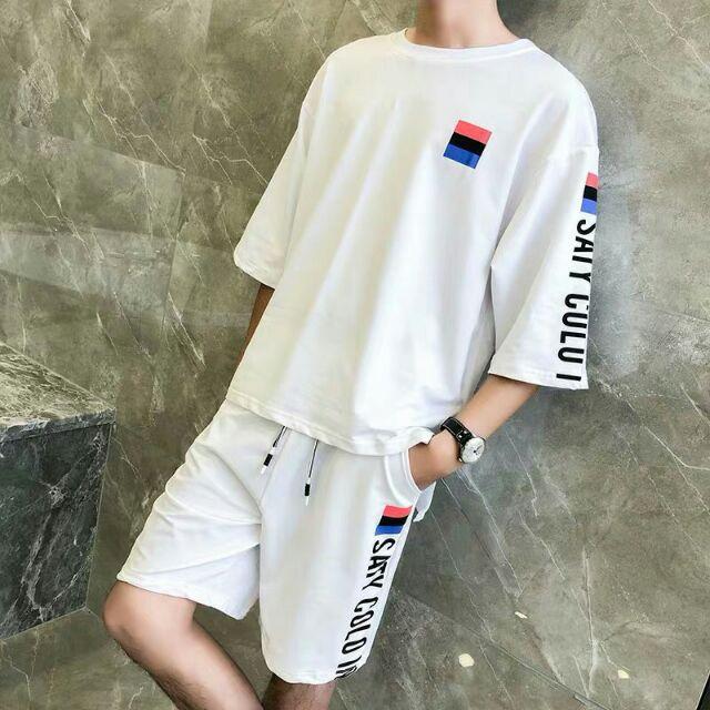 ĐỒ BỘ NAM MÙA HÈ CHẤT THUN COTTON MÁT THẤM HÚT MỒ HÔI HỌA TIẾT