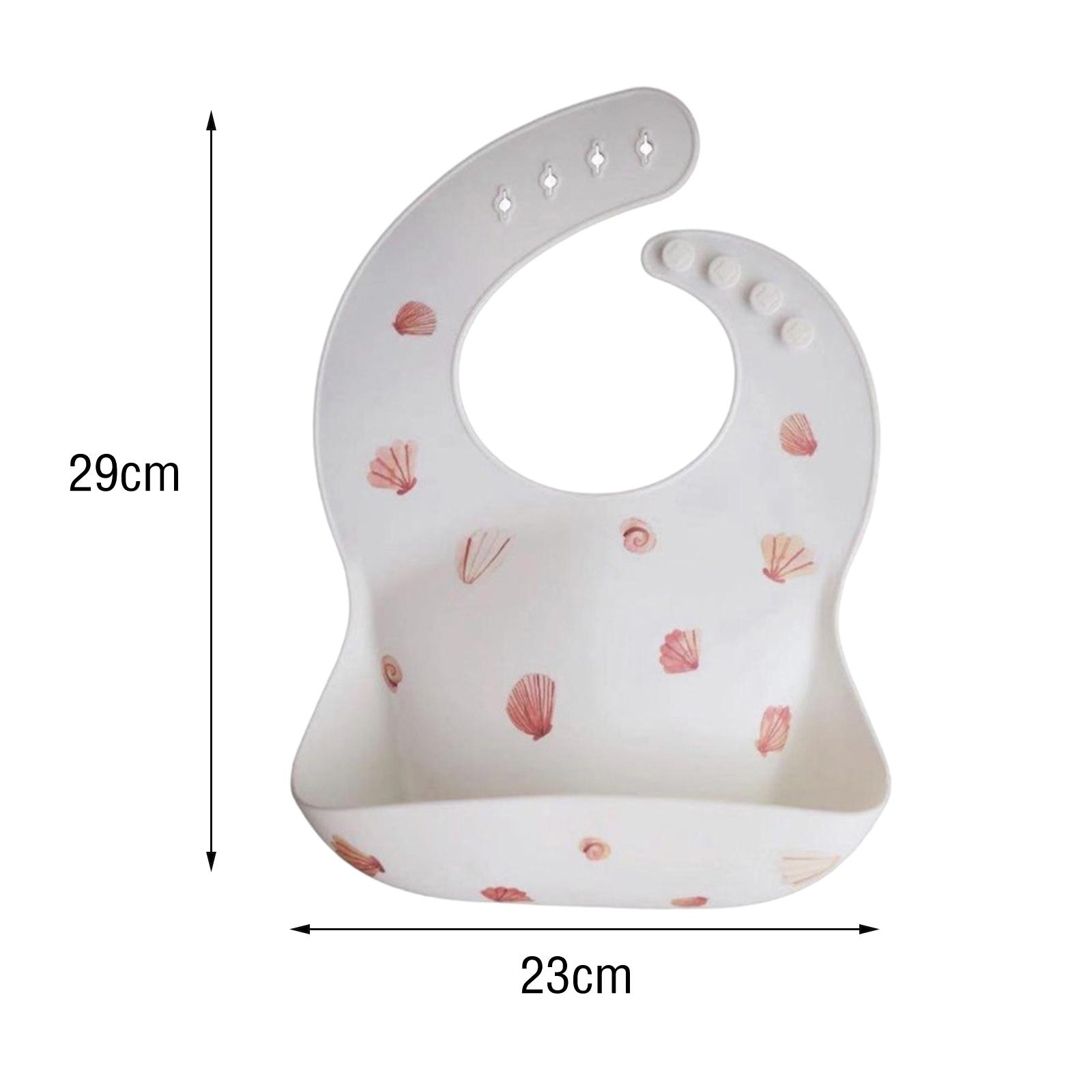 Baby Bibs Waterproof Silicone Bibs for Babies & Toddlers BPA Free with Food Catcher Pocket