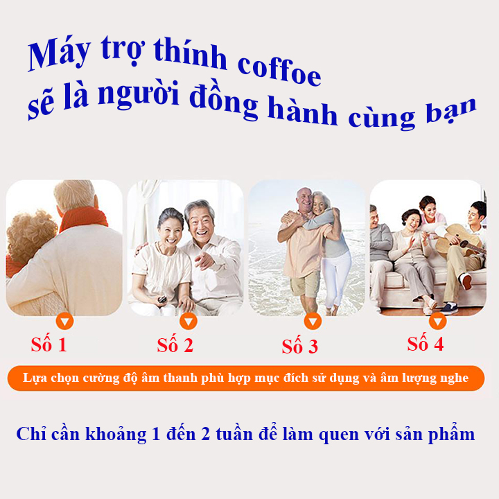 Tai Nghe Nhét tai Tăng Âm - Tai Nghe Tăng Âm Không Dây - Tai Nghe Chip Điện Tử Thông Minh (xoay 360 phù hợp để đeo cho cả hai tai), , pin Lithium - HÀNG CHÍNH HÃNG