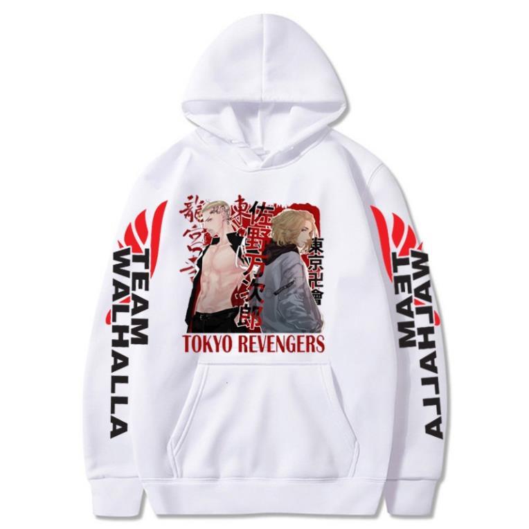 SALE 50% BST ÁO KHOÁC ÁO HOODIE HÌNH TOKYO REVENGERS MIKEY, MANJIRO , SANO DRAKEN ANIME KÈM QUÀ TẶNG