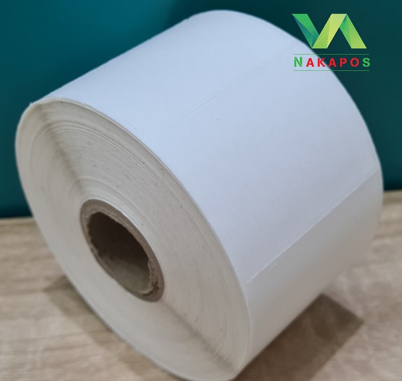 Combo 9 cuộn giấy in nhiệt, mã vạch, tem phụ, tem cân 58x40mm