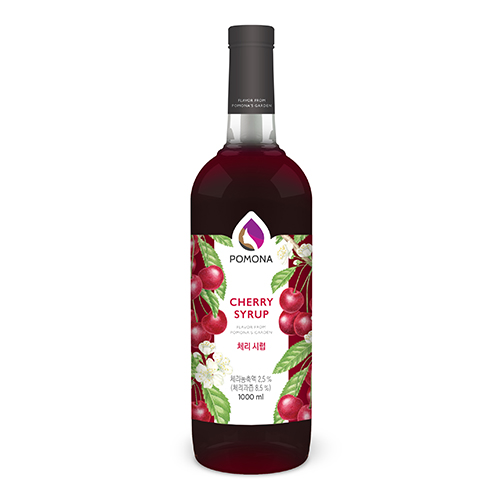 SIRO TRÁI CÂY POMONA CHERRY (CHAI 1000ML) NGUYÊN LIỆU PHA CHẾ