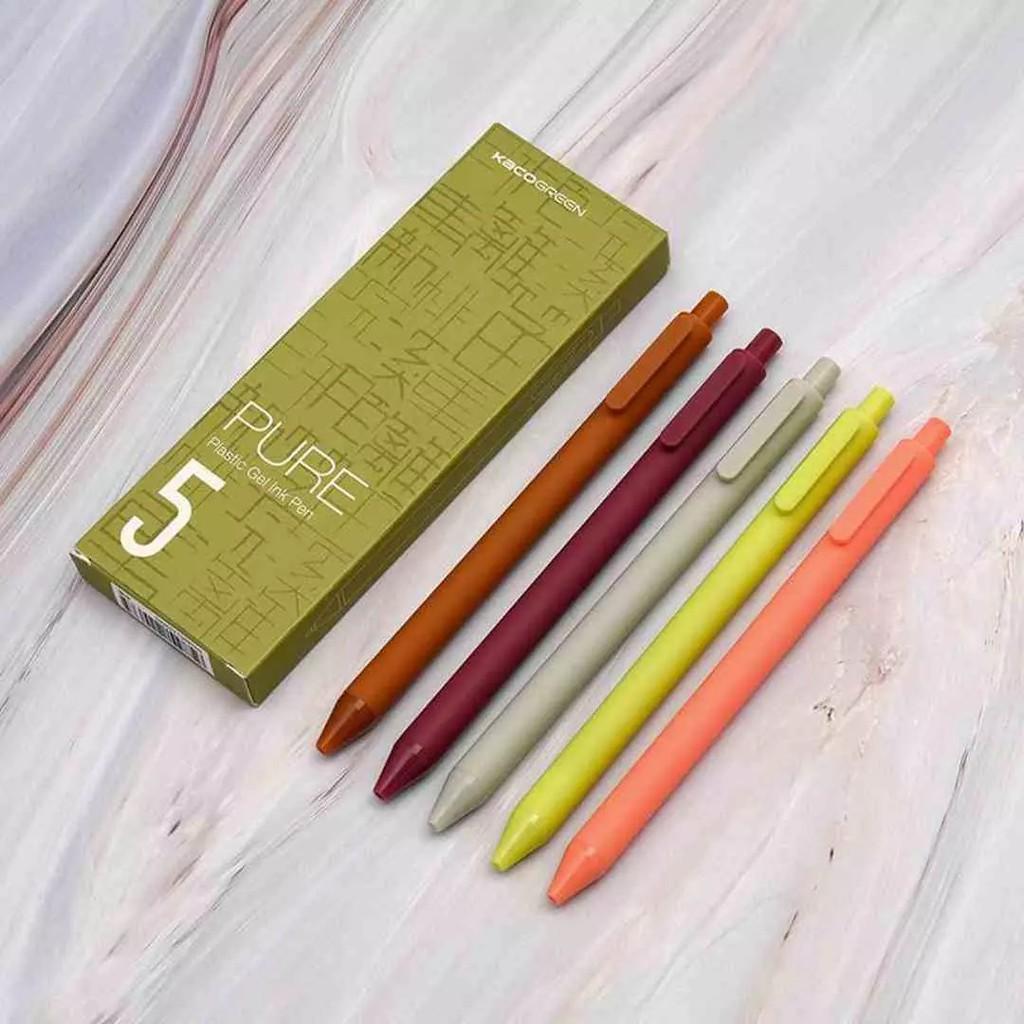 Bút Mực Gel Xiaomi Kaco Nhiều Màu Ngòi 0.5m