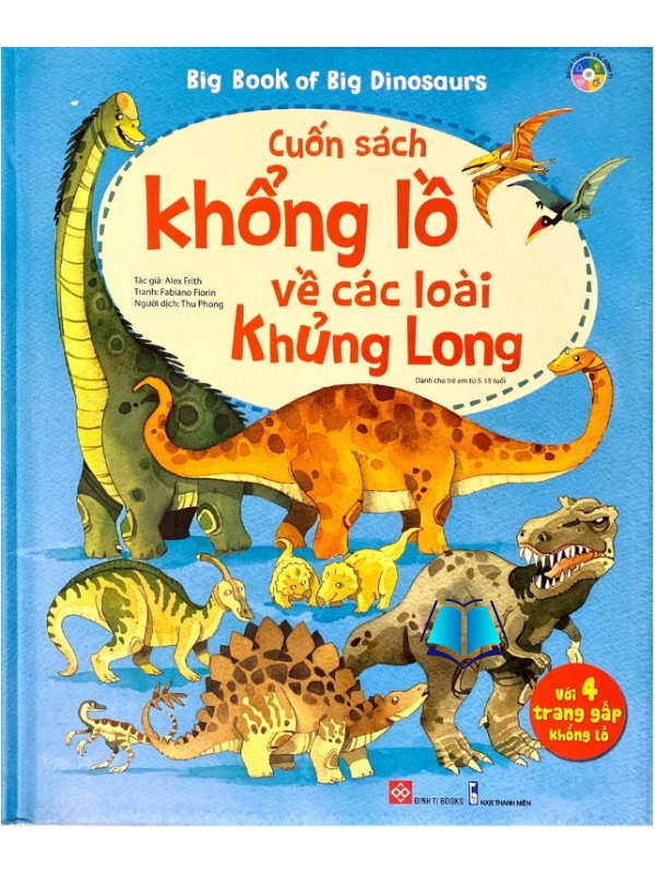 Sách - Cuốn sách khổng lồ về các loài khủng long